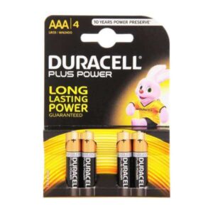 DURACELL BASIC AAA BATTERIES- 4 PACK SIMPLY