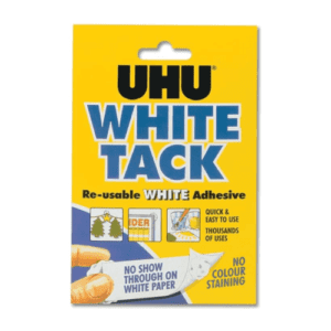 UHU White Tack Sticky Reusable Adhesive Putty