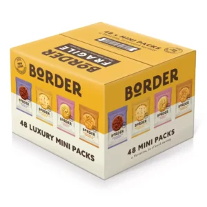 BORDER BISCUITS 48 LUXURY MINI PACK ASSORTMENT (PACK OF 48)