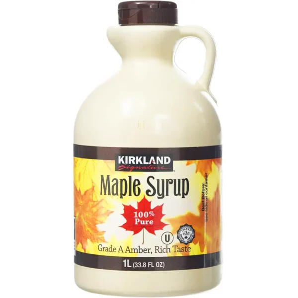 KIRKLAND SIGNATURE 100% PURE GRADE A AMBER MAPLE SYRUP 1L