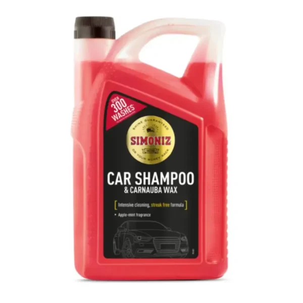 SIMONIZ CAR SHAMPOO WITH CARNBUBA WAX – 5L