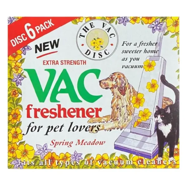 6 PACK EXTRA STRENGHT VAC FRESHENER FOR PET LOVERS GREEN