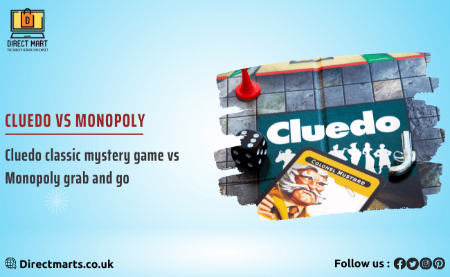 Cluedo the classic mystery board game vs Monopoly grab & go