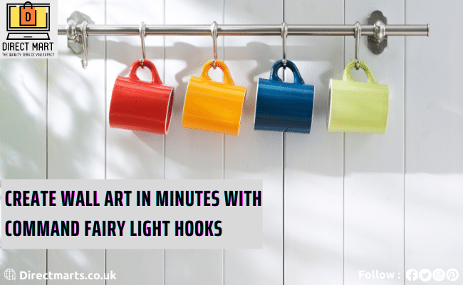 Create wall art in minutes with Command fairy light hooks