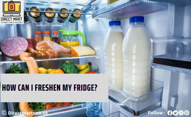 How can I freshen my fridge?