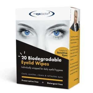 The Eye Doctor Biodegradable Eyelid Wipes 20pk