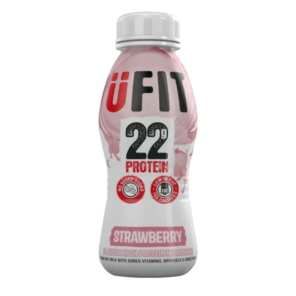 Ufit Strawberry Protein Shake 22g (1)