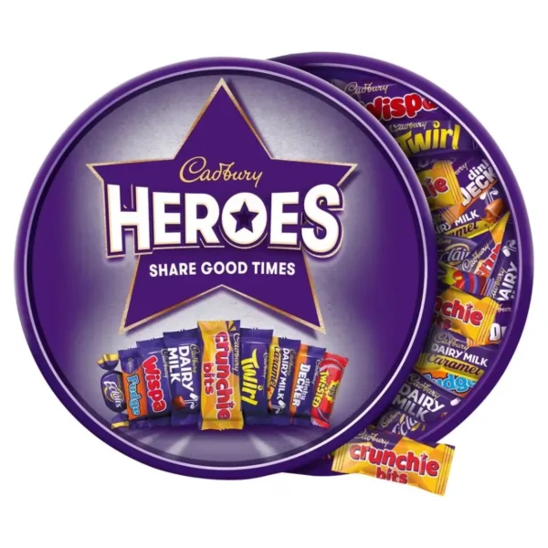 Cadbury Heroes Chocolate Tub - 550g 2