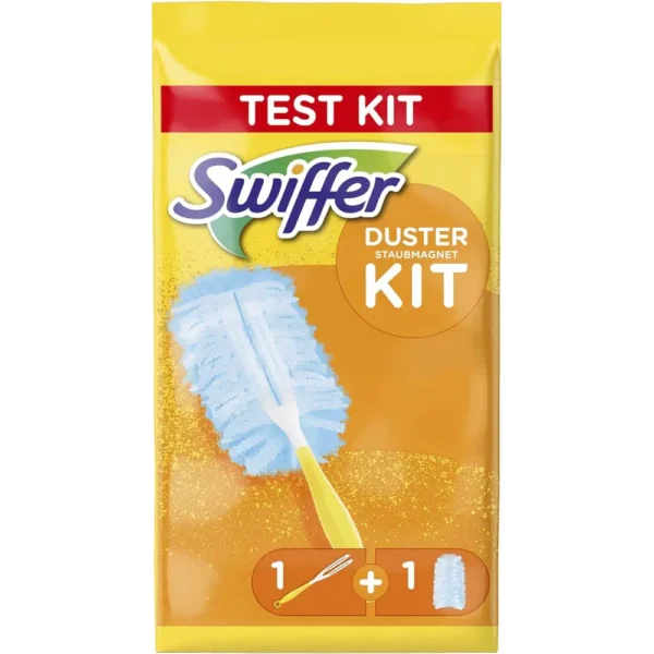 SWIFFER TEST DUSTER KIT WITH HANDLE AND REFILL DUSTER