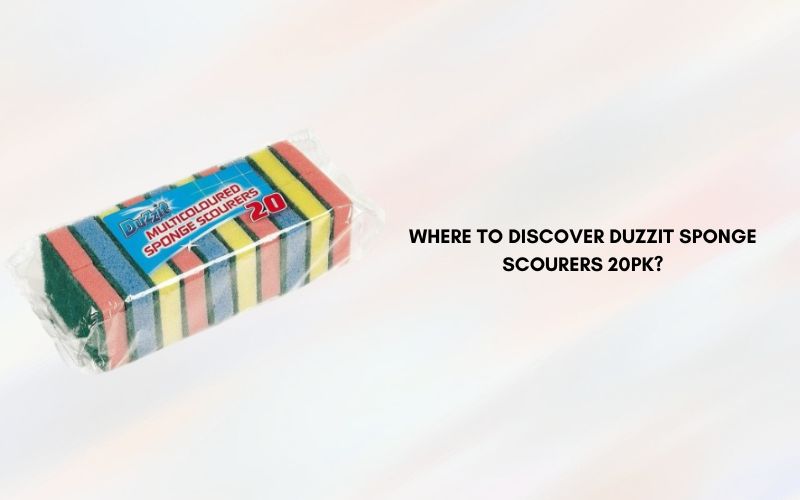 Where to Discover Duzzit Sponge Scourers 20pk?